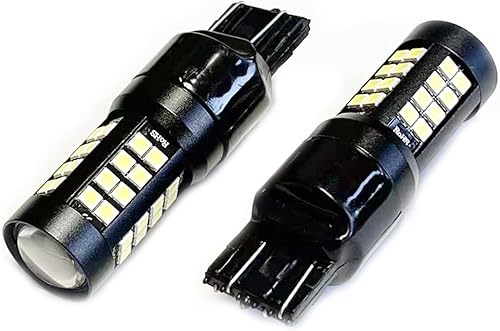 Miniatura 3 de SOCAL-LED 2 bombillas LED 7440 7443 estroboscópicas de reversa 6000 K xenón blanco superbrillante intermitente de respaldo alto montaje 3er luces de