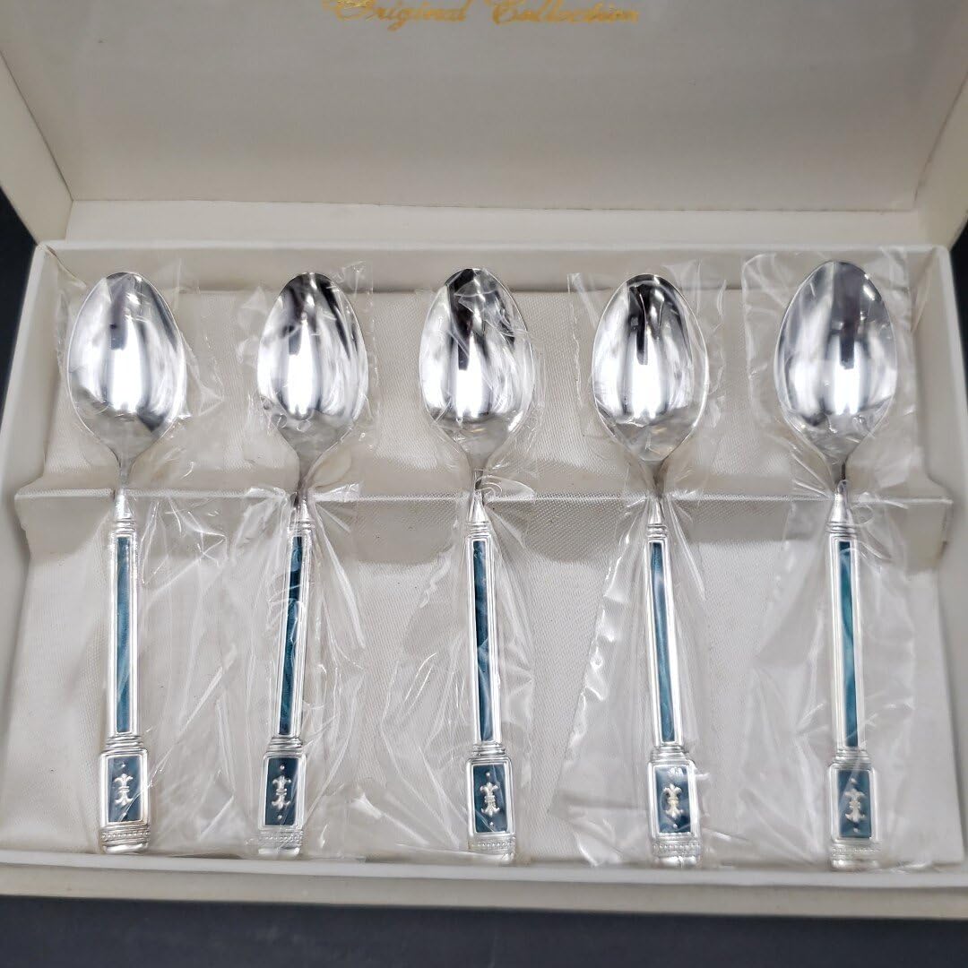 新品 聖人シンボルマーク付きスプーンセット 12本 オリジナルスプーン5本（正円）｜ 記念品、ノベルティ、景品館