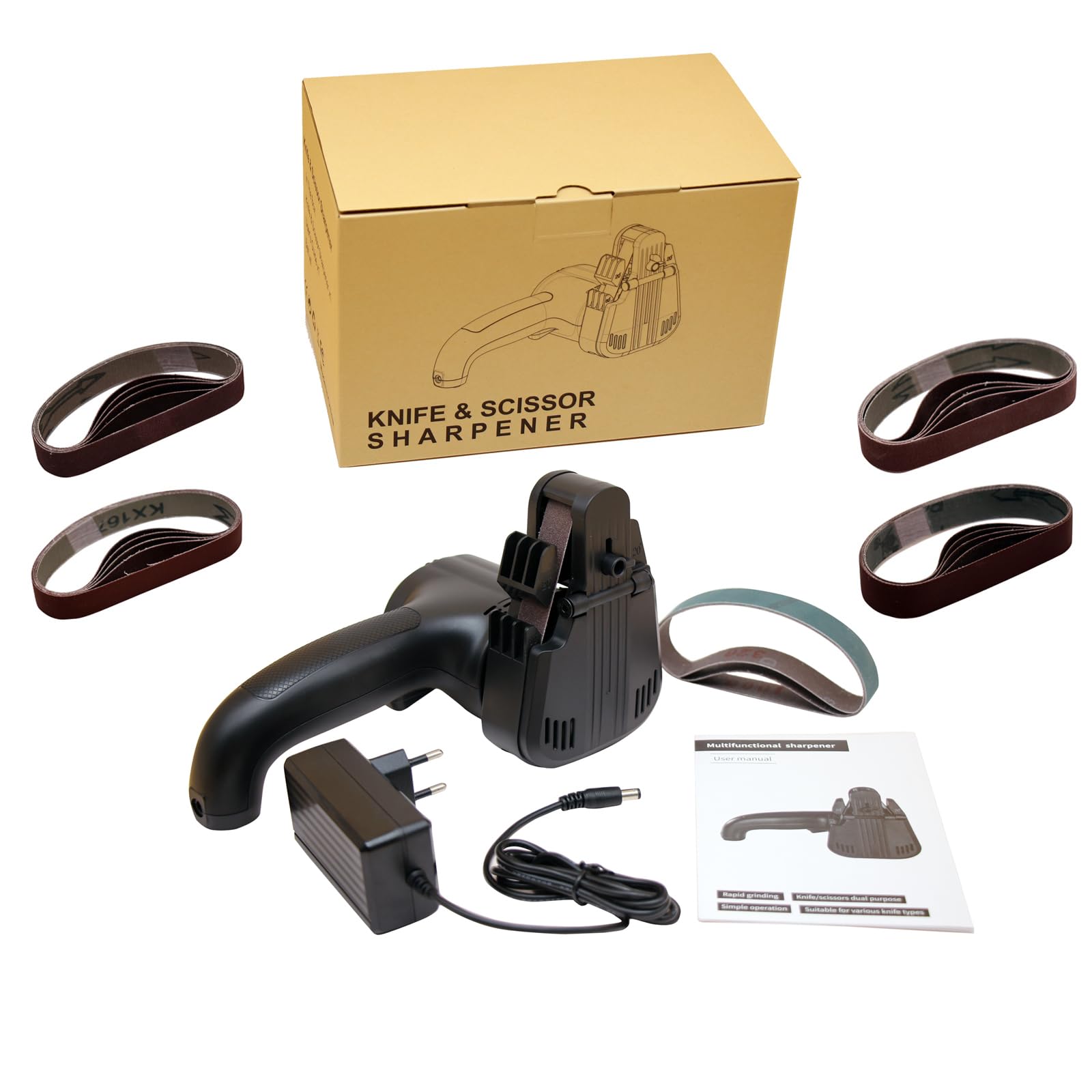 Afilador de cuchillos eléctrico M3, tijeras profesionales, afilador de cuchillos, afilador de cuchillos eléctrico, acero de tungsteno, herramienta de afilador de cuchillos (enchufe de la
