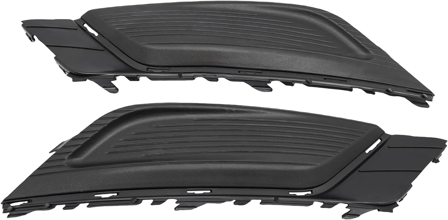 Fog Lights Cover Set For 2017 2018 Ford Fusion Front Bumper Fog Lamp Cover Replacement HS7Z17B814AA, HS7Z17B814AB