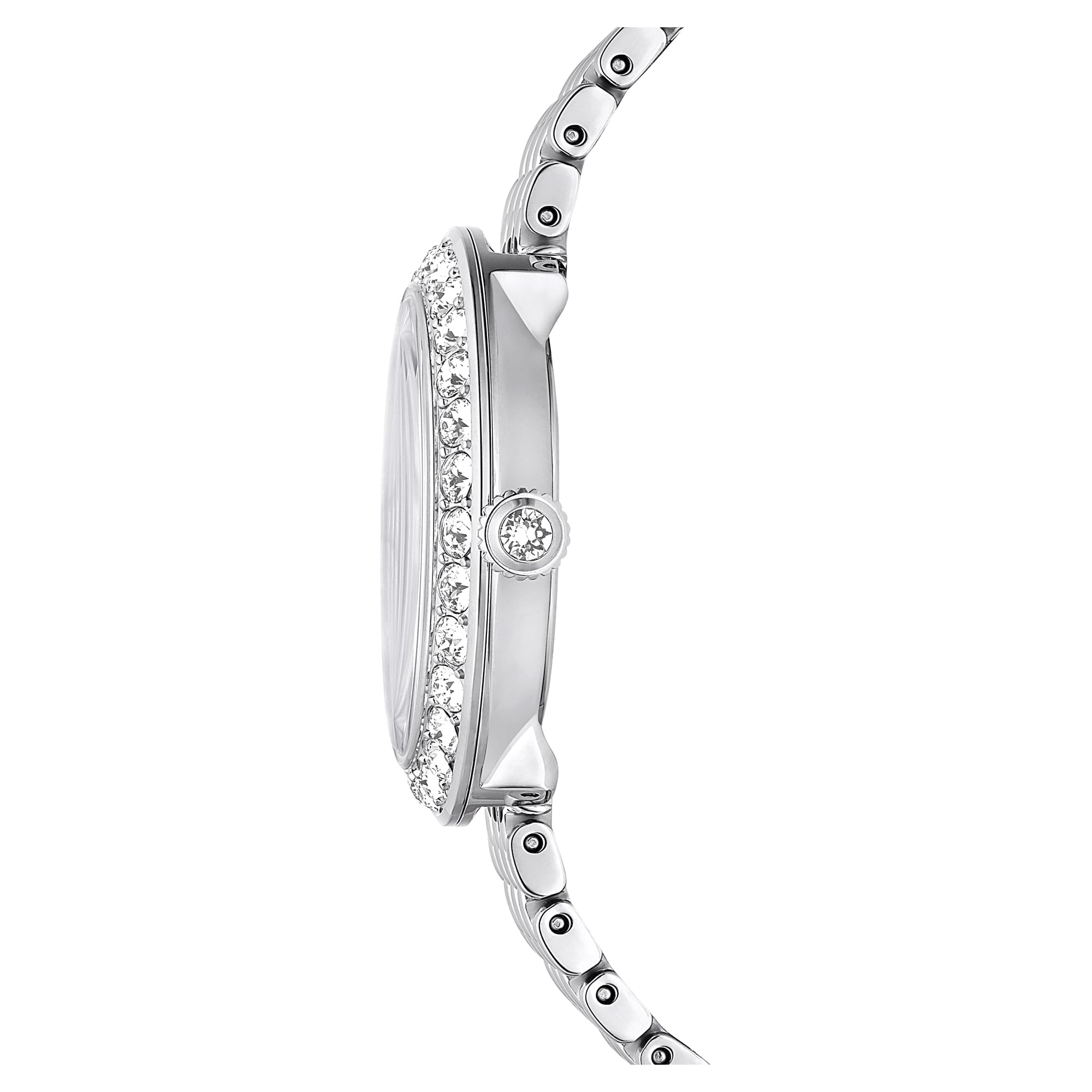Swarovski Reloj analógico de Cuarzo Suizo Unisex para Adulto con Correa de Metal 5673022, Plateado