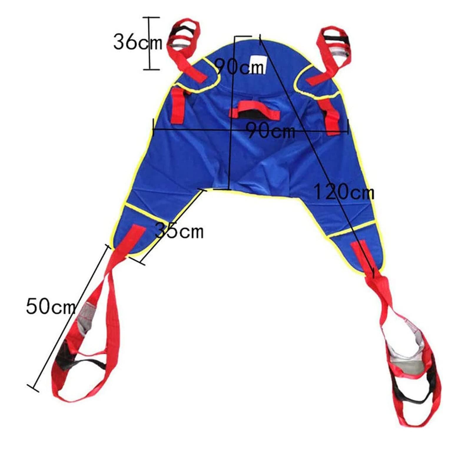 CEEBUS ArnéS ElevacióN Paciente Cuerpo Completo Hamaca de Transferencia al baño para Ancianos, bariátricos y discapacitados de Uso doméstico (Size : L)