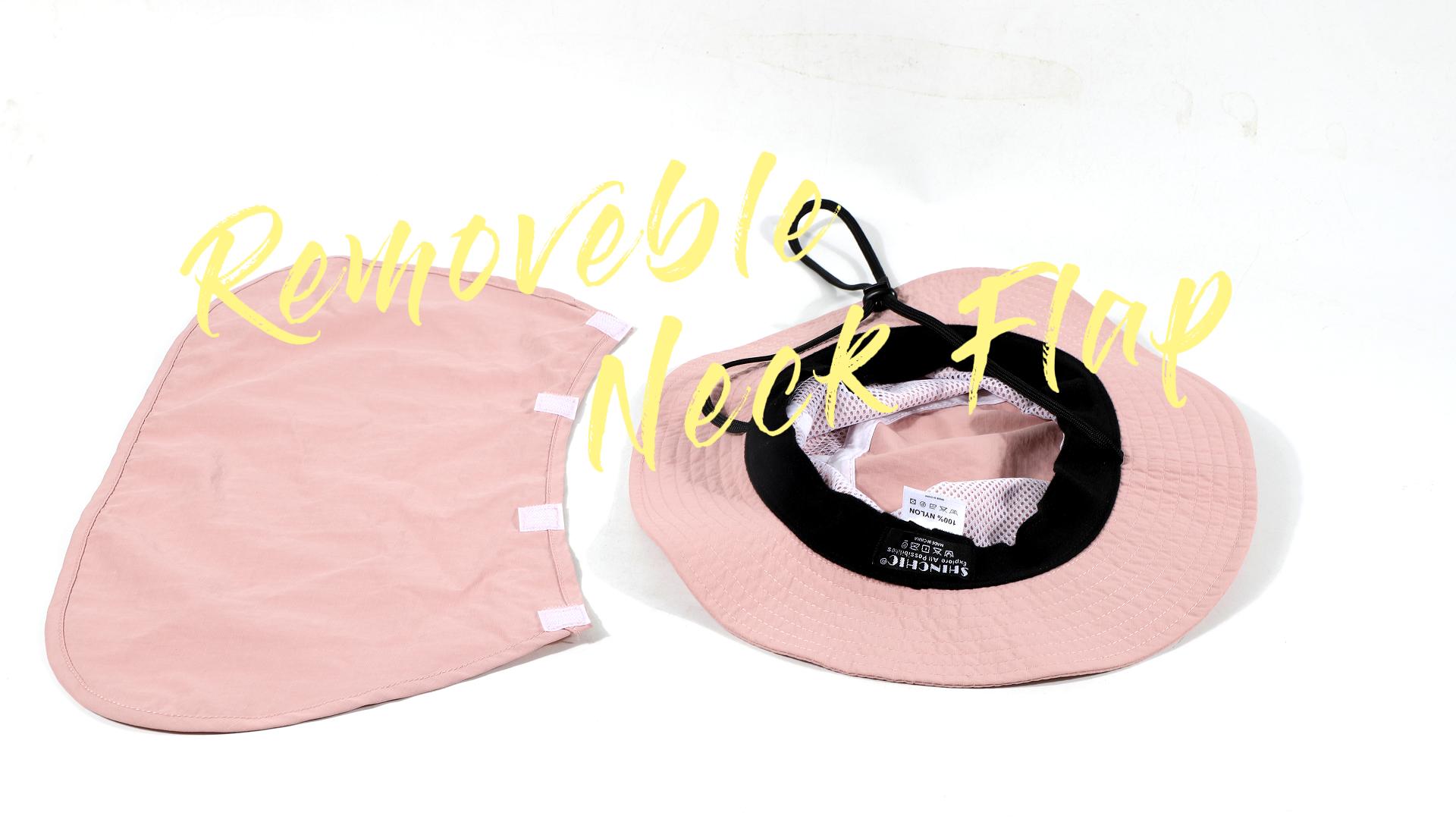 Sombrero impermeable para sol unisex beige miniatura 7
