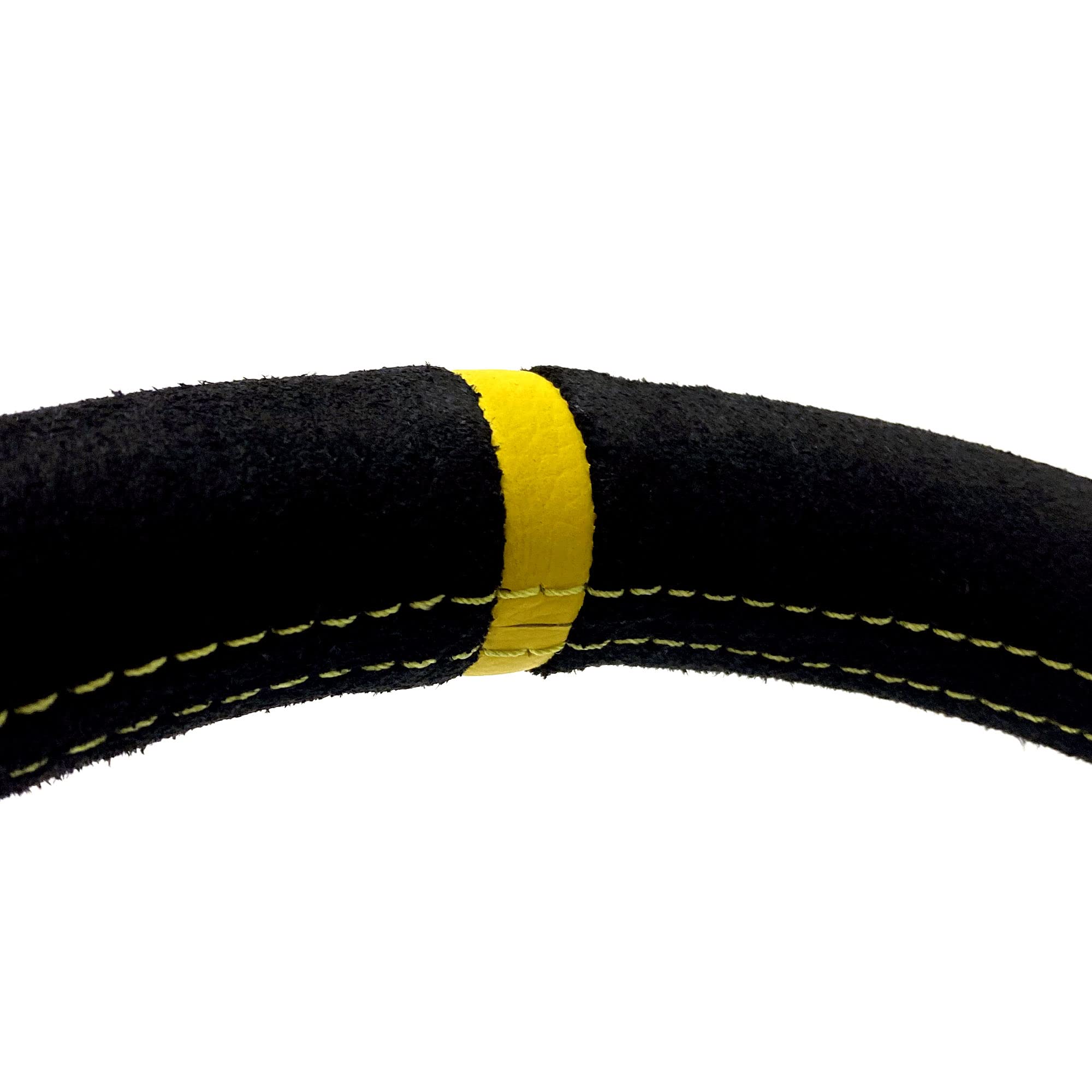 Omp OMPOD/2012/NN Gewölbte Lenkrad Korsika 330, Schwarz Aus Veloursleder mit Eloxierten Spokes