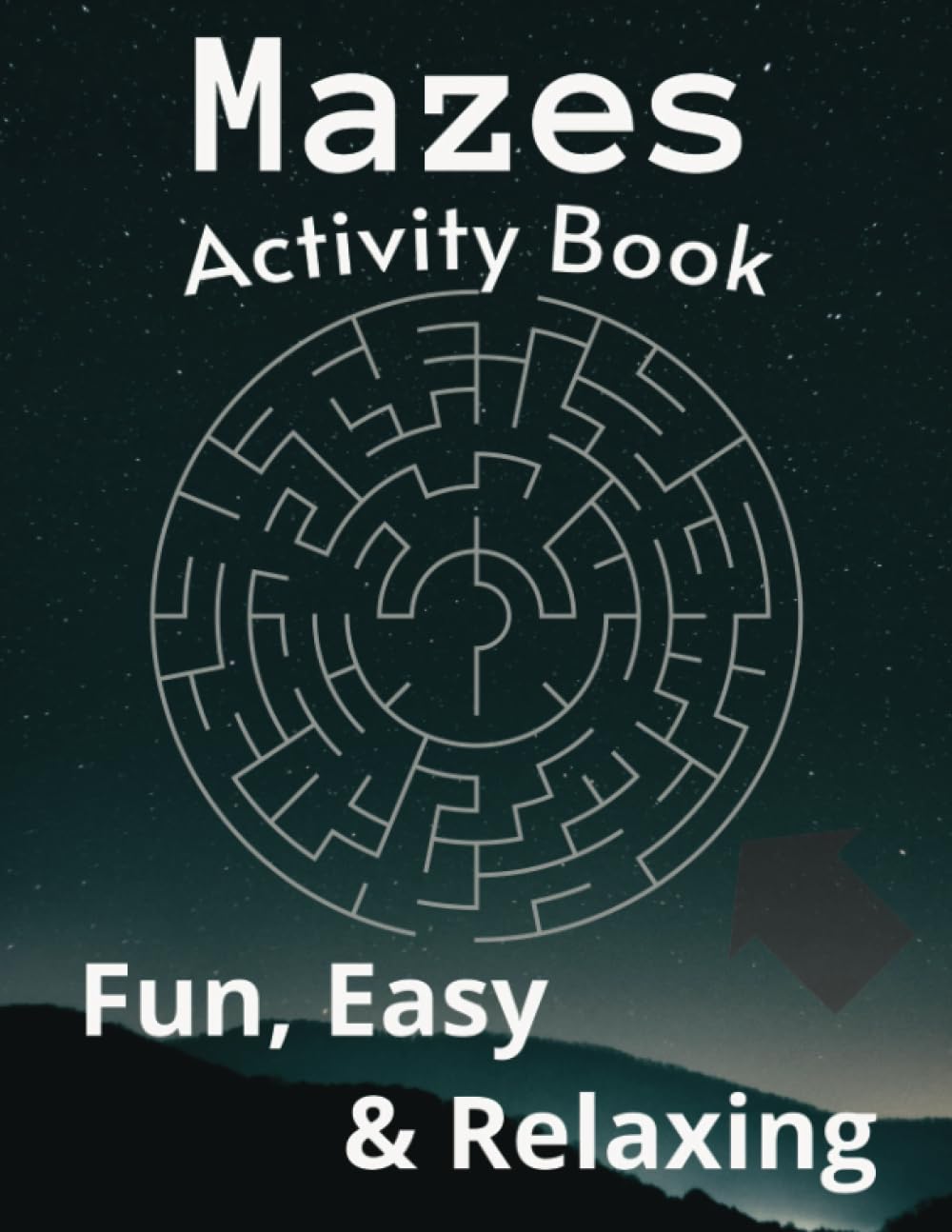 Low Vision Maze Activity Book for Young Adults, Seniors, Stroke Recovery, Dementia and Alzheimer Patients
