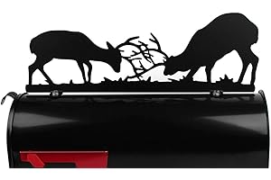 Deer Mailbox Topper for Your Rustic Outdoor Decor (Farm and Ranch Metal Mailbox Topper)