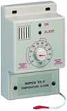 Supco TA2 Single Set Point Temperature Alarm, -10 to 80 Degrees F, 120 VAC