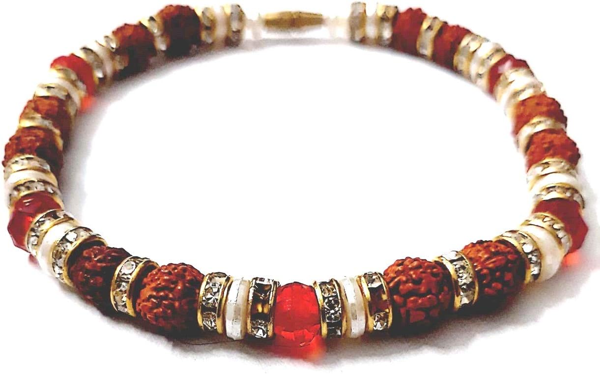 Beautifully Handcrafted & Designed Rudraksha Bracelet For Good Luck (1 Pc)