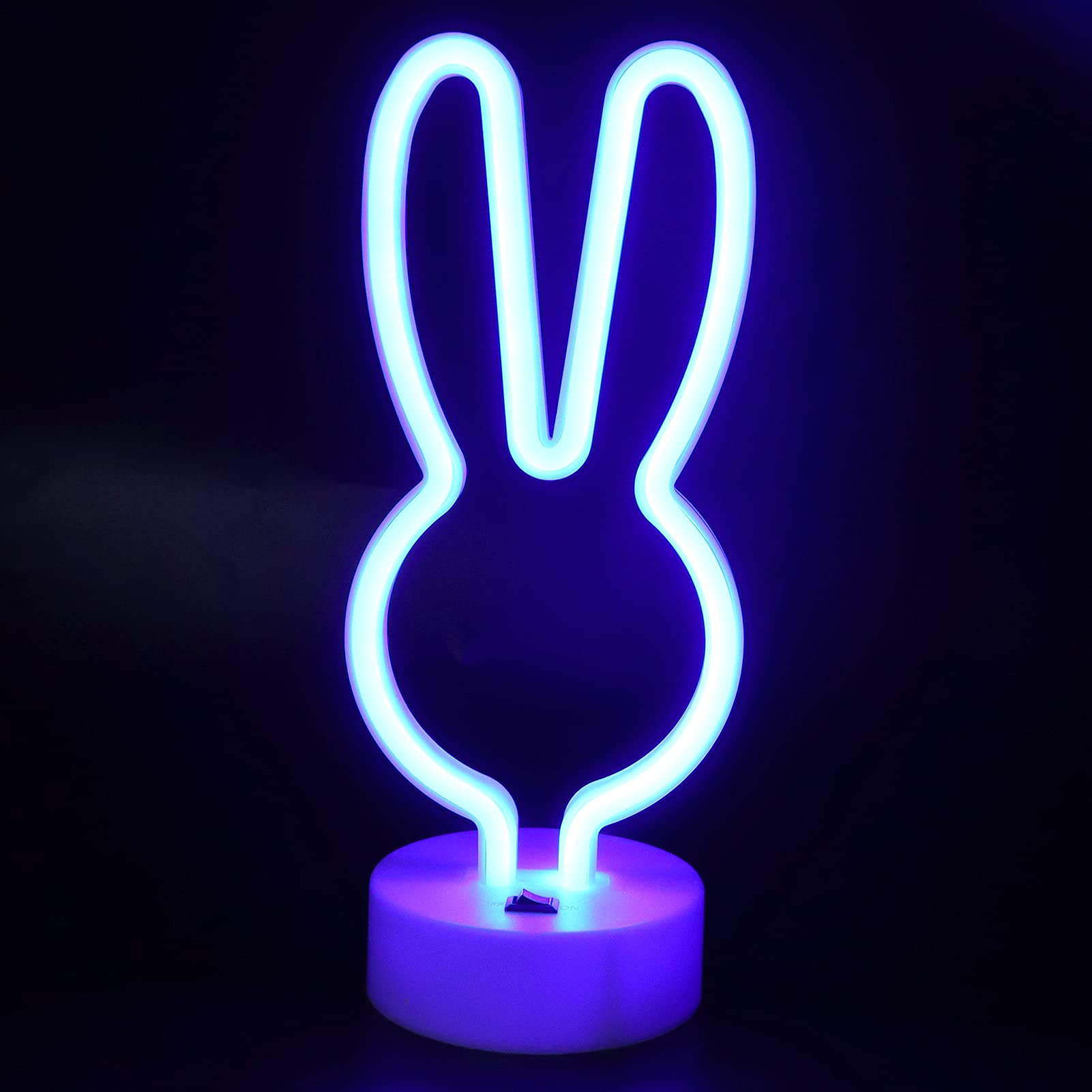 LED Lightning Shaped Neon Signs Lights Batterij Aangedreven