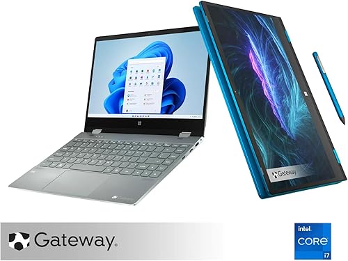 Miniatura 8 de Gateway Cuaderno Elite 2 en 1, pantalla táctil IPS FHD de 14.1", Intel Core i7-1165G7 de 11 generación, 8 GB de RAM, SSD de 512 GB, teclado
