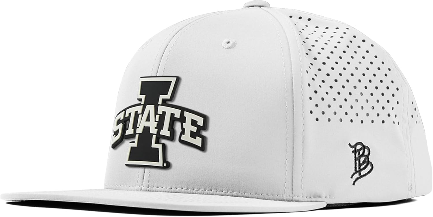 Branded Bills Officially Licensed NCAA x Flat Performance Vintage Team Logo Hat for Men