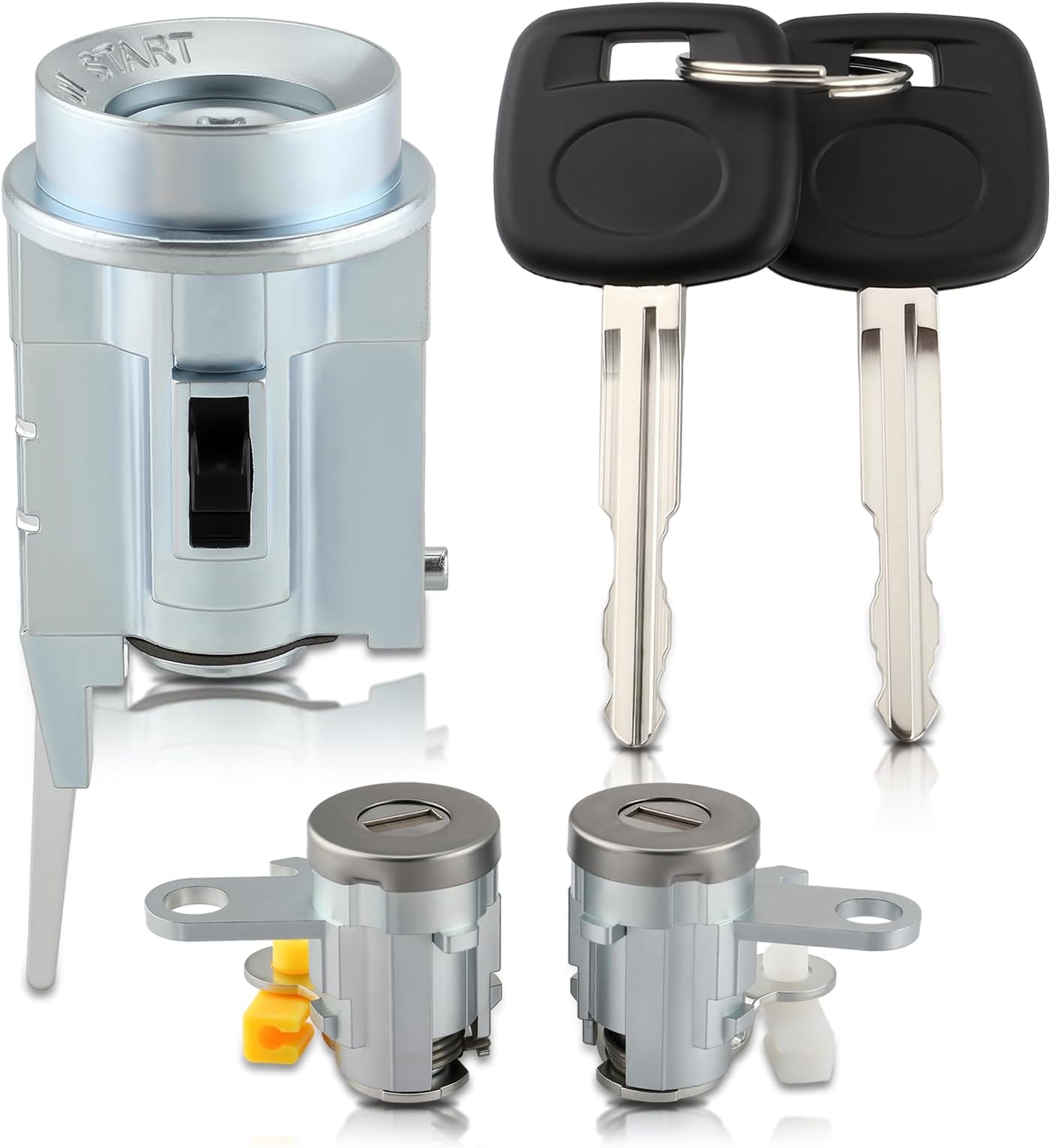 AUTOKAY Ignition Switch & Door Lock Cylinder Fits for Toyota Tacoma 1995-2004