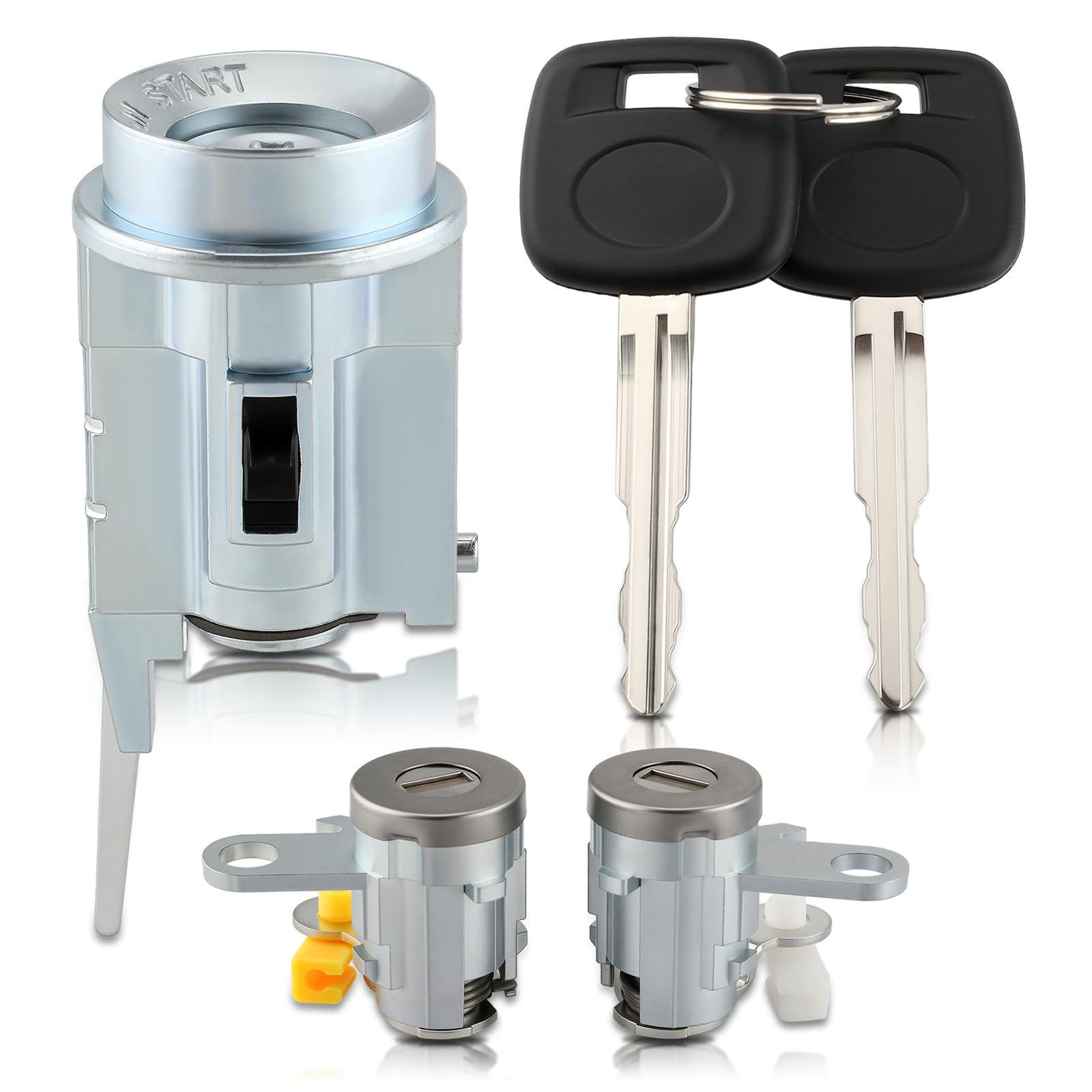 AUTOKAY Ignition Switch & Door Lock Cylinder Fits for Toyota Tacoma 1995-2004