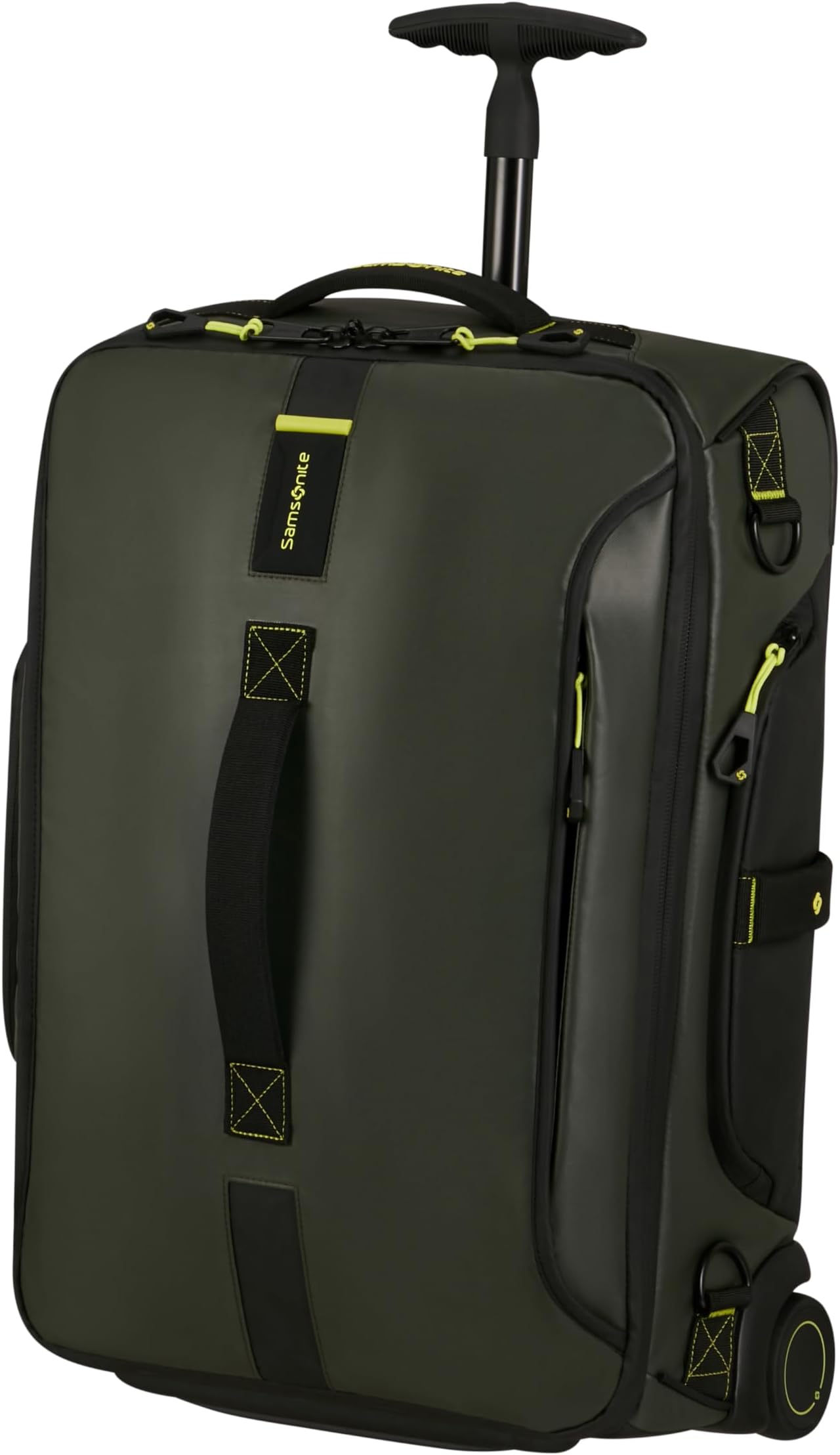Samsonite Paradiver Light, Hand Luggage, Jungle Green, Duffle S with 2 wheels (55 cm - 48.5 L), Duffle S with 2 wheels