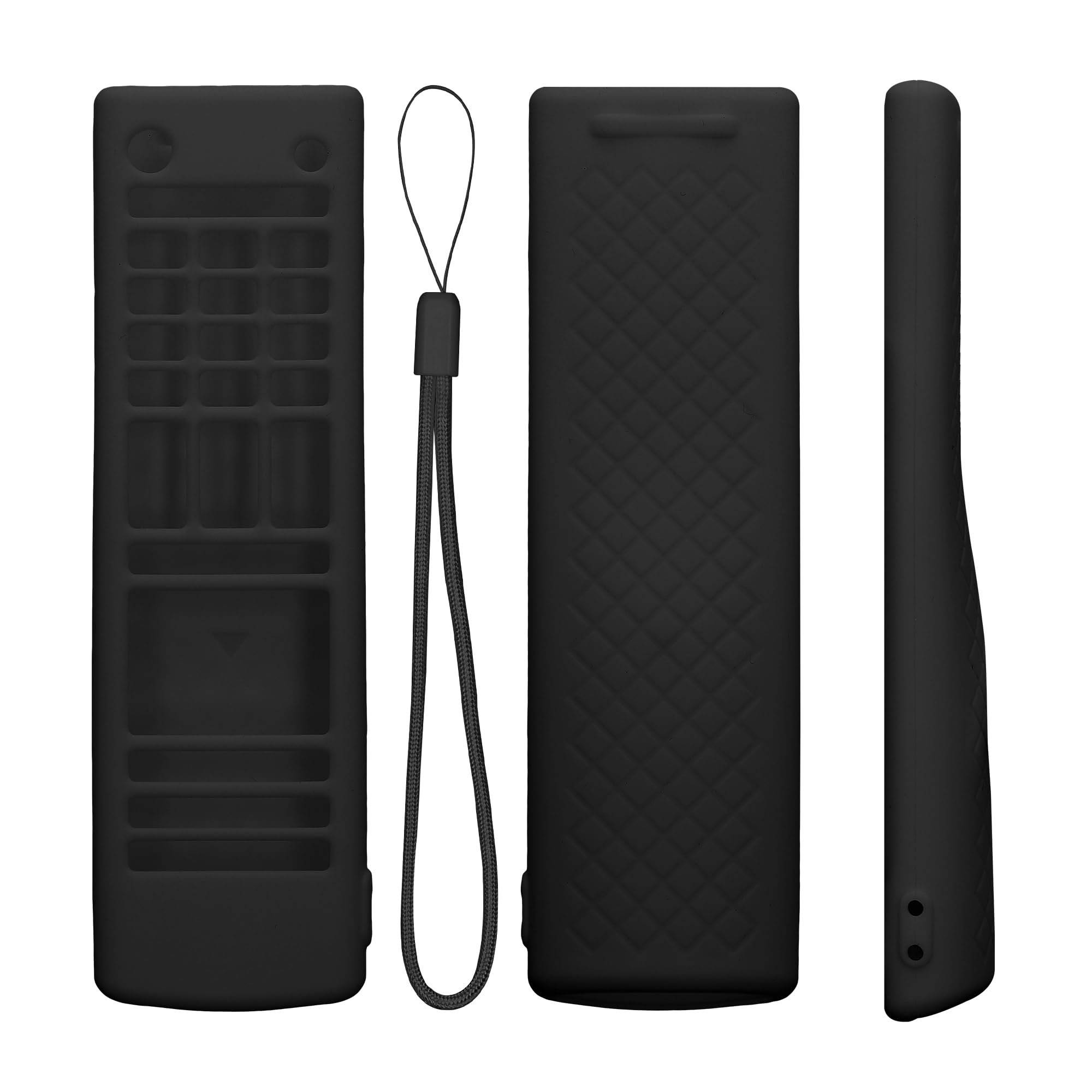 kwmobile Custodia Silicone Telecomando Compatibile con LG Smart TV AKB Cover - Guscio Protettivo Telecomando Antiscivolo - nero