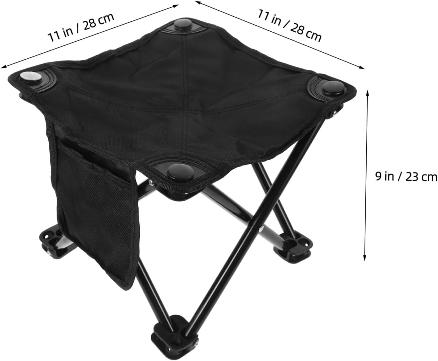 Holibanna Lightweight Folding Chair Outdoor Oversized Camping Stool for Seat Bench