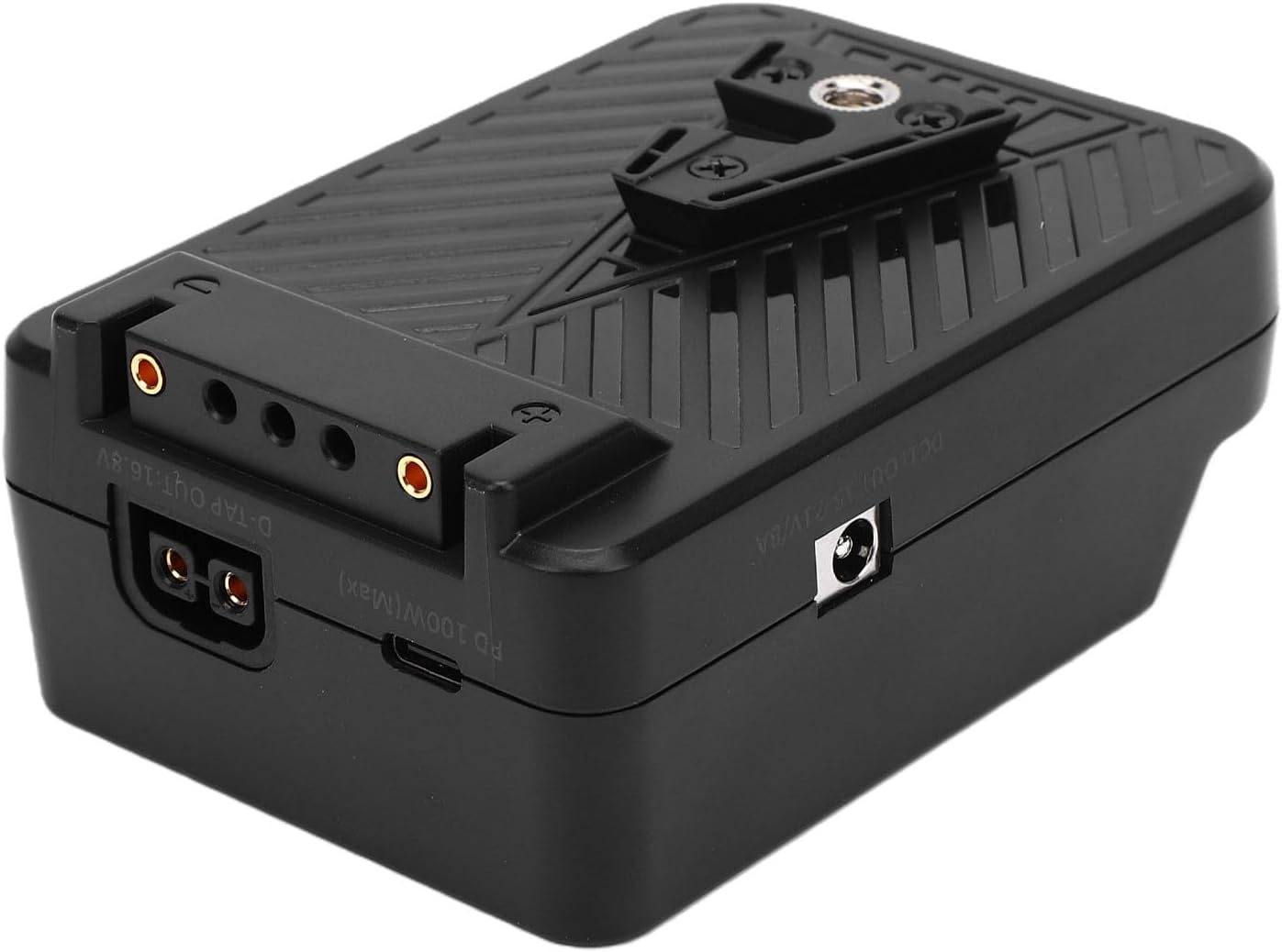 ciciglow V Mount Battery Adapter Plate, Power Tool Battery Converter with USB C PD 100W Input Fast Charging and Output, DC USB C Interface for Camera Laptop Phone