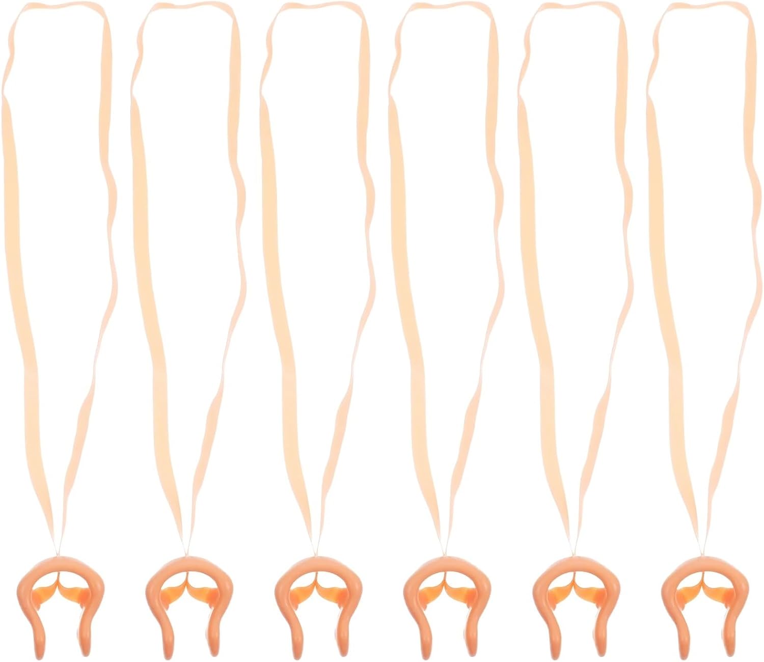 Nose Plugs for Swimming 60pcs Nose Clips for Swimming Entrained Rope Silicone Accessory