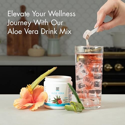 Miniatura 6 de Yes You Can! Mezcla de bebida orgánica de aloe vera, polvo súper verde, polvo de bebida energética, infusión de jugo de aloe puro, superalimentos