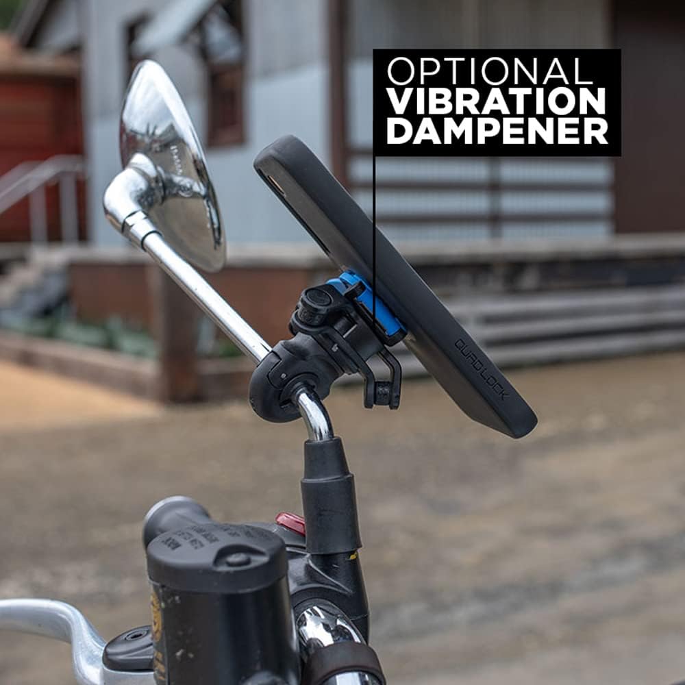 Quad Lock Motorcycle/Scooter Mirror Mount for iPhone and Samsung Galaxy Phones