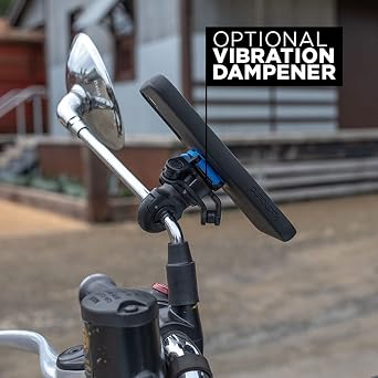 Quad Lock Motorcycle/Scooter Mirror Mount for iPhone and Samsung Galaxy Phones