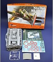 Vista 2 de Escala 1/48 Marcel Bloch MB.151C.1 - Kit de construcción de modelos de plástico # DW48017