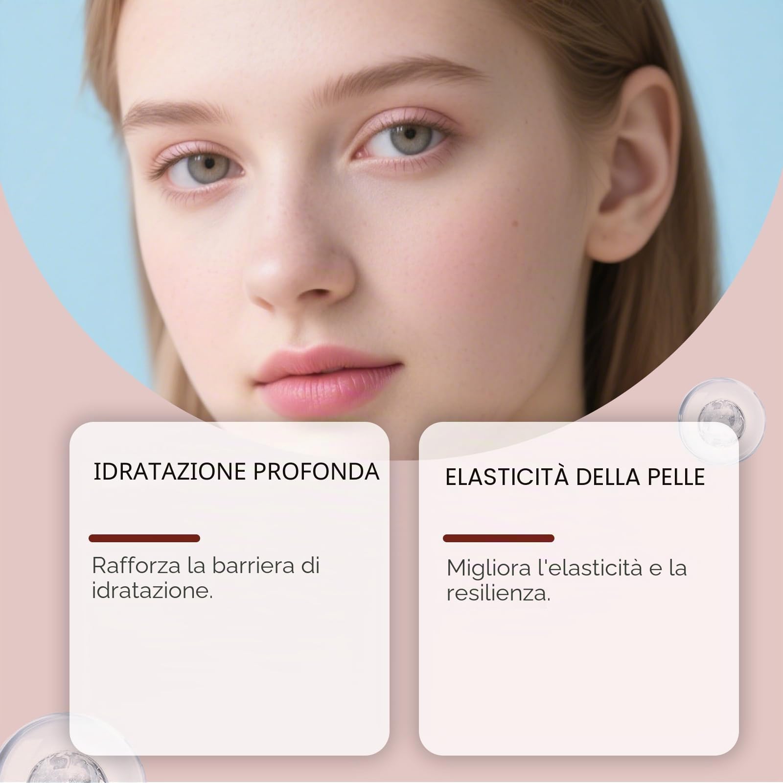 Calcium Volume Multi Balm Stick, stick antirughe con estratto di collagene, balsamo idratante ed elasticizzante per viso, occhi e labbra, cura multiuso per l'uso quotidiano (2 pezzi)