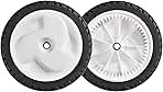 105-1815 Front Drive Wheels Replace for Toro 22'' Recyclers Mower 20001-20111. Replace for Stens 205-272 Wheel Gear Assembly Wheels Self-Propelled Walk-Behind Push Lawn Mower, 2 Pack, 8 Inch