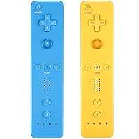 Vista 21 de Yosikr Controller for Wii, Remote Controller for Wii with Silicone Case and Wrist Strap Compatible for Wii/Wii U (2 Pack, White and White)