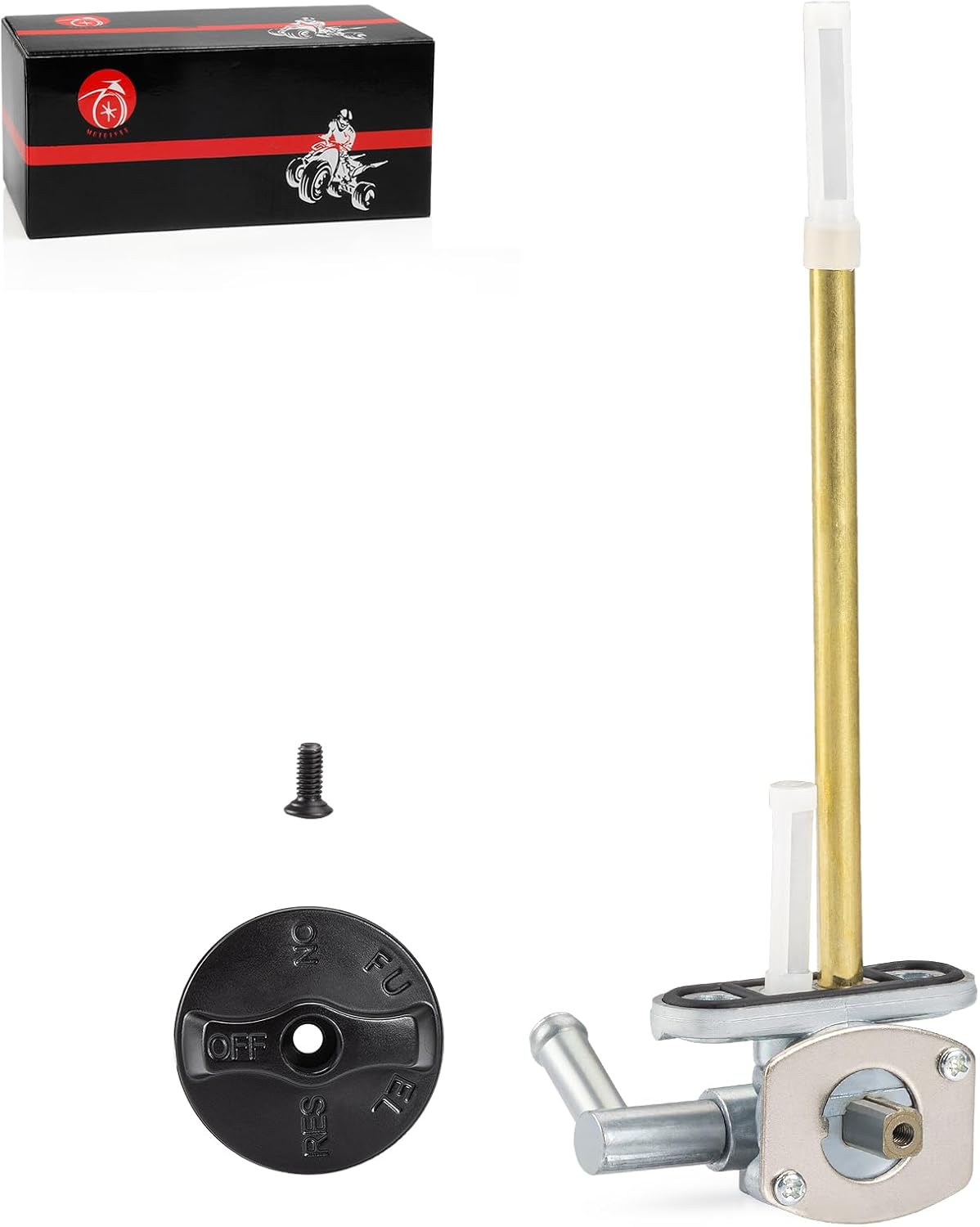 51023-1221 Fuel Valve Petcock & Knob for Kawasaki Ninja ZX-7R ZX-7RR ZX750 1996-2003 51023-1336 92077-1120