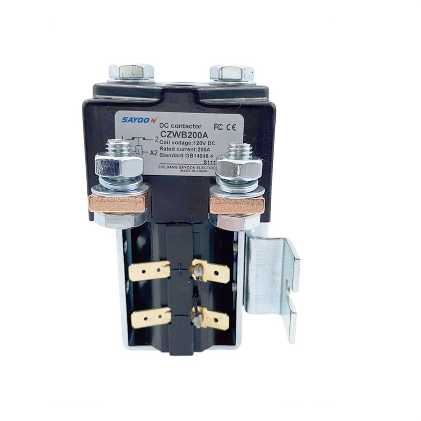 Contacteur électrique CZWB200A 24V à haute endurance magnétique CC