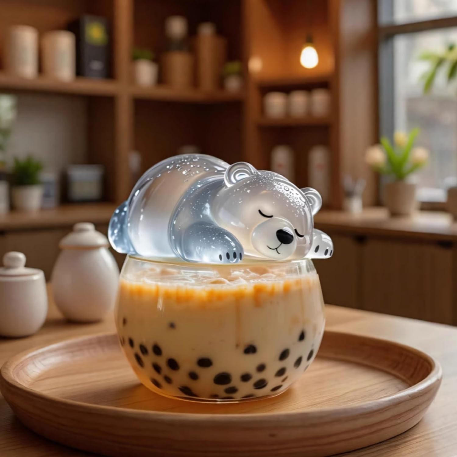 1PC Cute Bear Milk Jelly Mold Silicone Pudding Mold Jelly Bowl Cake White Cold Ice Powder Mould Mousse mould DIY Tool for Birthday Party Chocolate candy Pastry Soap Crayons Cupcake Topper,White