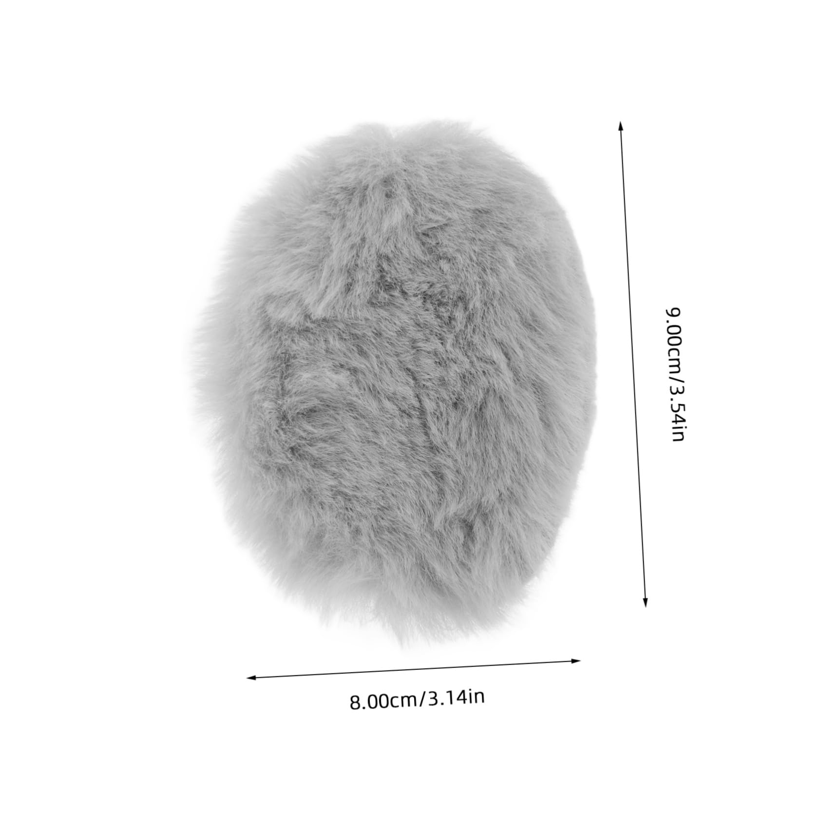 Ipetboom Rabbit Fur Ear Muffs Ear Shield Soft Plush Material for Men Women Boys and Girls