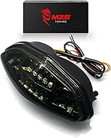 Vista 14 de MZS Luz trasera para motocicleta, LED de señal de giro integrada parpadeante humo compatible con FZ1 Fazer 2006-2015 / FZ8 2011-2013