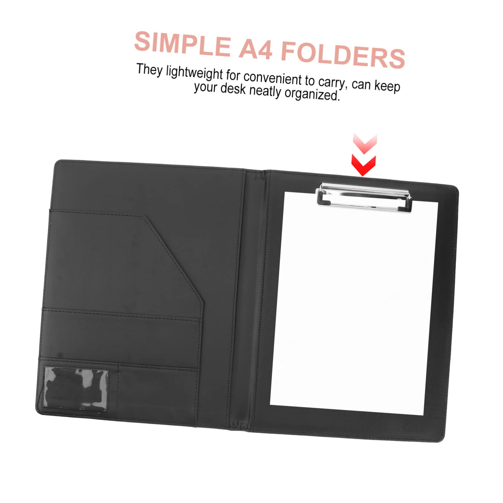 Artibetter Portadocumenti Pelle Multifunzionale con Blocco Note Elegante Organizer per Documenti per Ufficio e Professionali Include e Design Raffinato