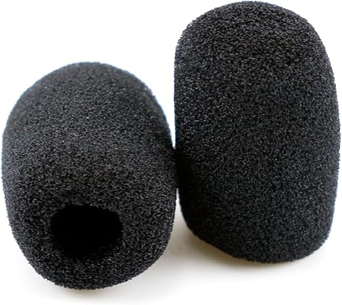 Miniatura 4 de Paquete de 30 almohadillas de espuma para micrófonos de solapa, protector de micrófono, tamaño pequeño, para micrófonos de solapa pequeña y