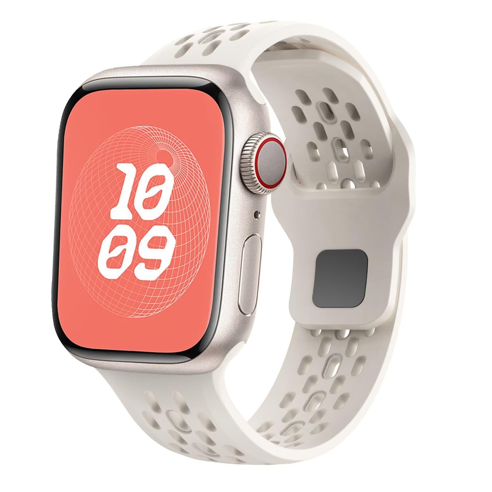 VEMIGON Breathable Sport Band for Apple Watch Band 44mm 45mm 46mm Ultra 49mm 40mm 41mm 38mm 42mm, Soft Silicone Replacement Strap for iWatch Ultra 2, Nike+ Series 10 9 8 7 6 5 4 3 SE2 SE (B0DCG4WMDN) Amazon Price History, Amazon Price Tracker