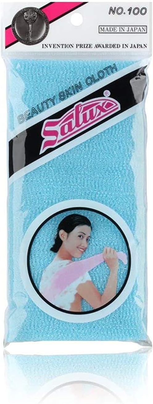 Nylon Japanese Beauty Skin Bath Wash Cloth/Towel - Blue