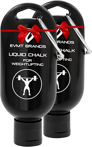 Liquid Chalk, Mess Free Gym Chalk for Weightlifting, Gymnastics, Rock Climbing, Dancing, and Lifting. Sweat Resistant and Long Lasting for Stronger