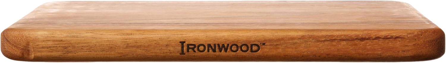 Free Shipping Over $50 Ironwood Oslo Long Grain Square Utility Board, One Size, Acacia Wood
