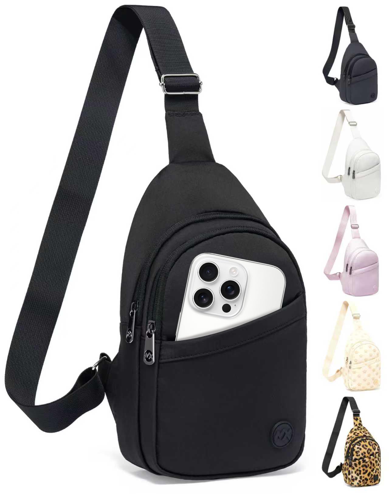MAXTOP Crossbody Bags for Women Men Lightweight Sling Bag Water-Resistant Fanny Pack for Travel Casual Outdoors Gifts for