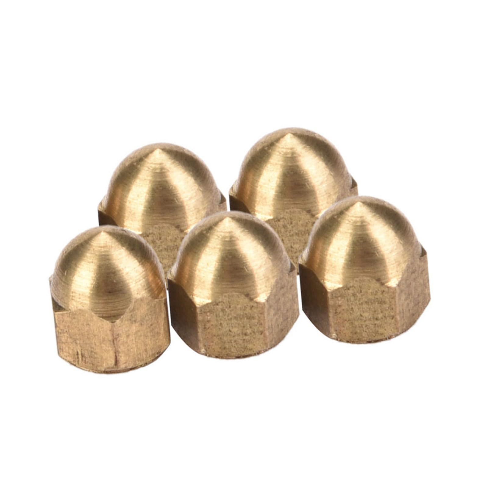 Brass Acorn Nut, Acorn Nut, Simple to Use Repair Accessories Repair Hardware for Machinery Furniture (M4(20PCS))