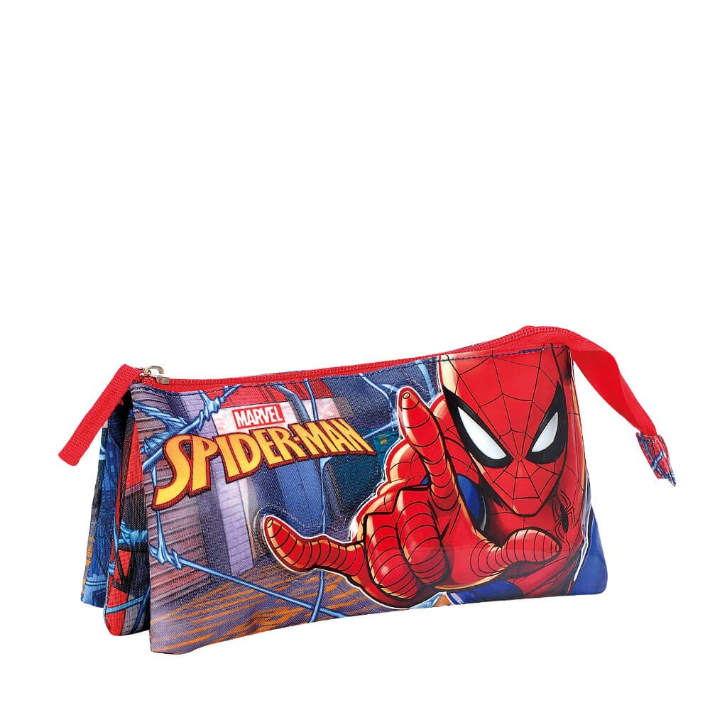 Marvel Spiderman Power Web Triple Pencil case
