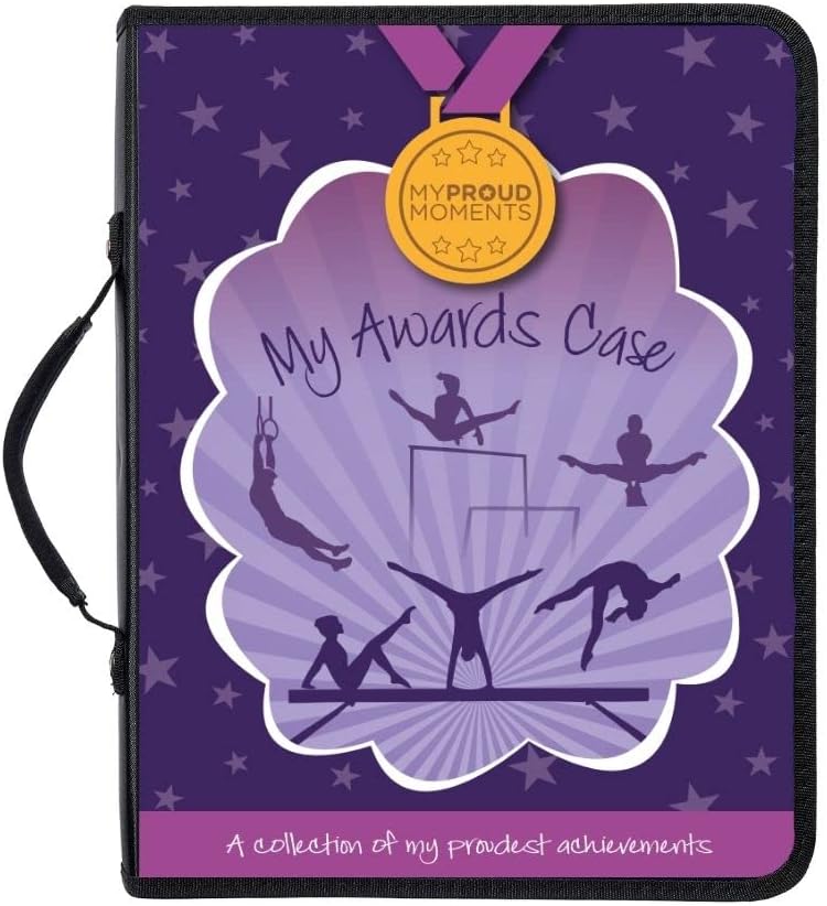 Gymnastics Medal, Badge & Certificate Awards Case