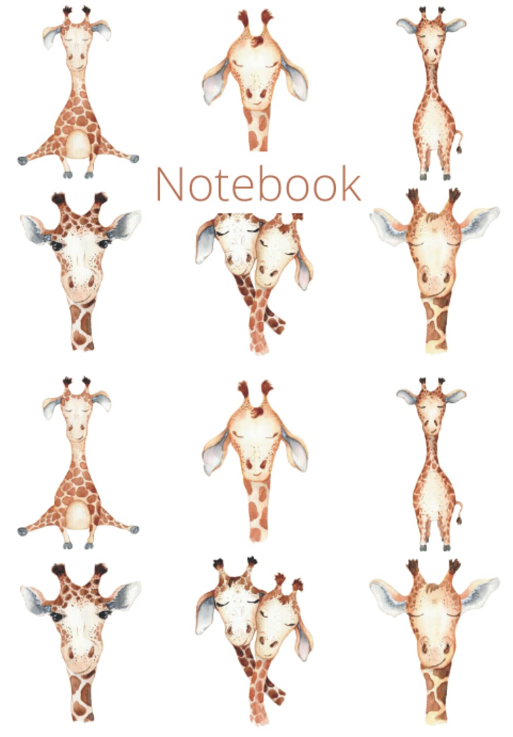 Giraffe Notebook: Blank Lined Notebook Journal Planner