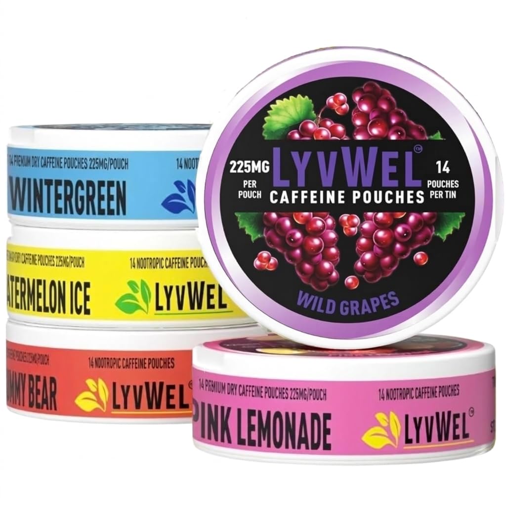LyvWel Caffeine Pouches