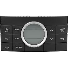 shenruifa 10-Button Multi-Zone RV Thermostat for 579/595/600/6308 AC Series, Black