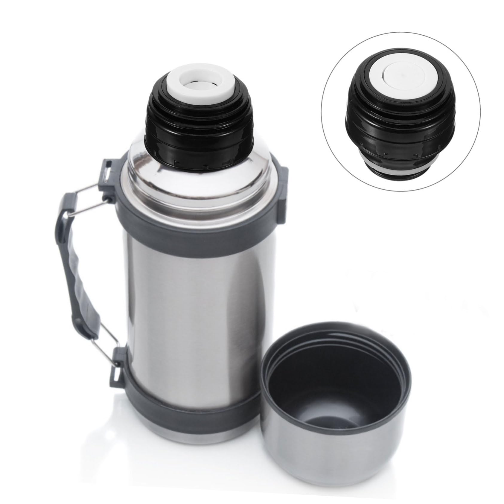 Kollykolla Tappo Ricambio Per Borraccia Termica Con Guarnizione Ermetica Coperchio Facile Da Usare E Isolante Per Bottiglia Termica 5.2Cm Accessorio Sostituibile Per Bevande Calde E Fredde