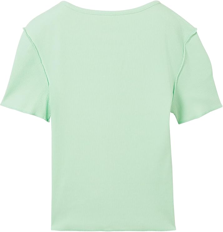 TOM TAILOR GESTREIFTES OVERSIZED - T-shirt print - off white grey thin