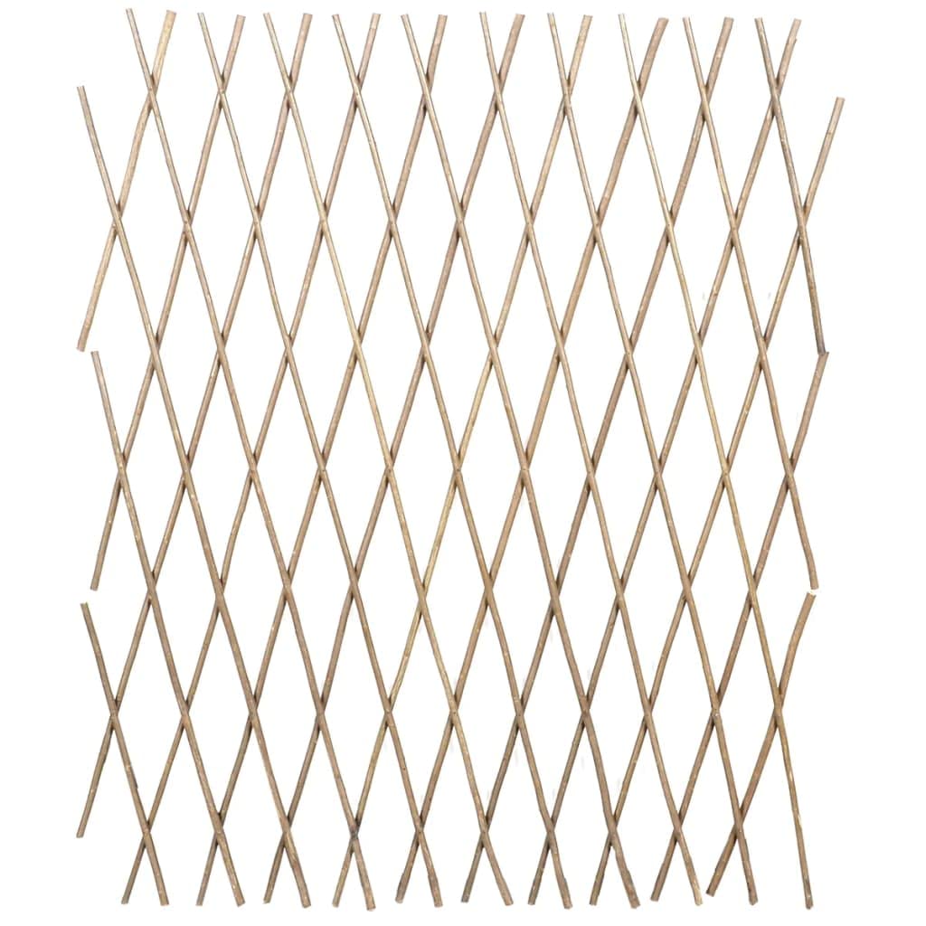 vidaXL 5x Willow Trellis Fence 90x180cm Extendable Barrier Panel Palisade